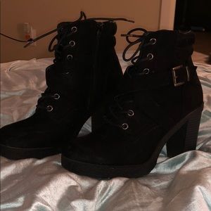 Black booties